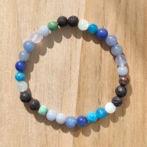 Bracelet Chakra Gorge "JE M'EXPRIME"