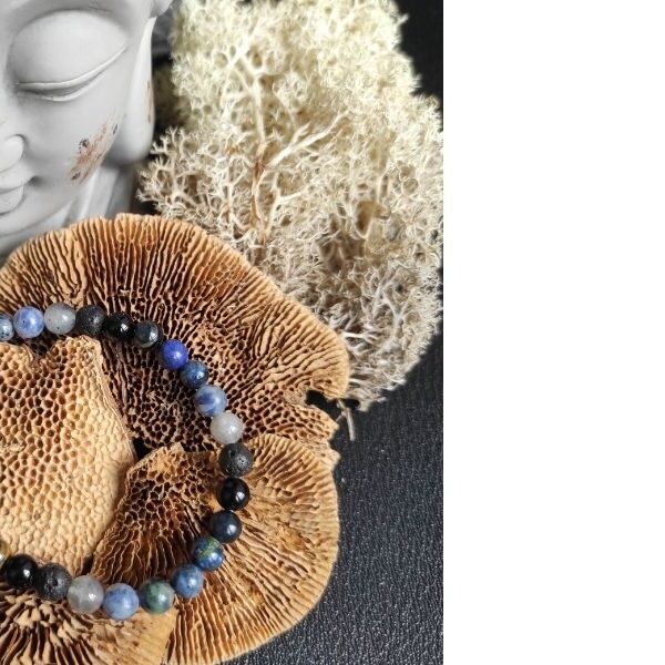 Bracelet Chakra 3ème Œil "JE VOIS" - Image 4