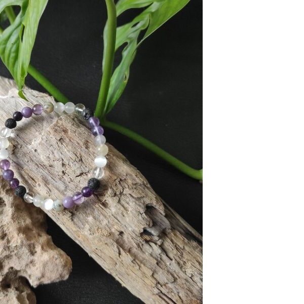 Bracelet Chakra Couronne "JE SAIS" - Image 3