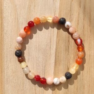 Bracelet Chakra Sacré “JE SENS”